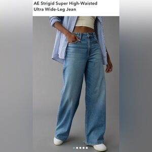 American Eagle Super High-Rise Ultra Wide Leg